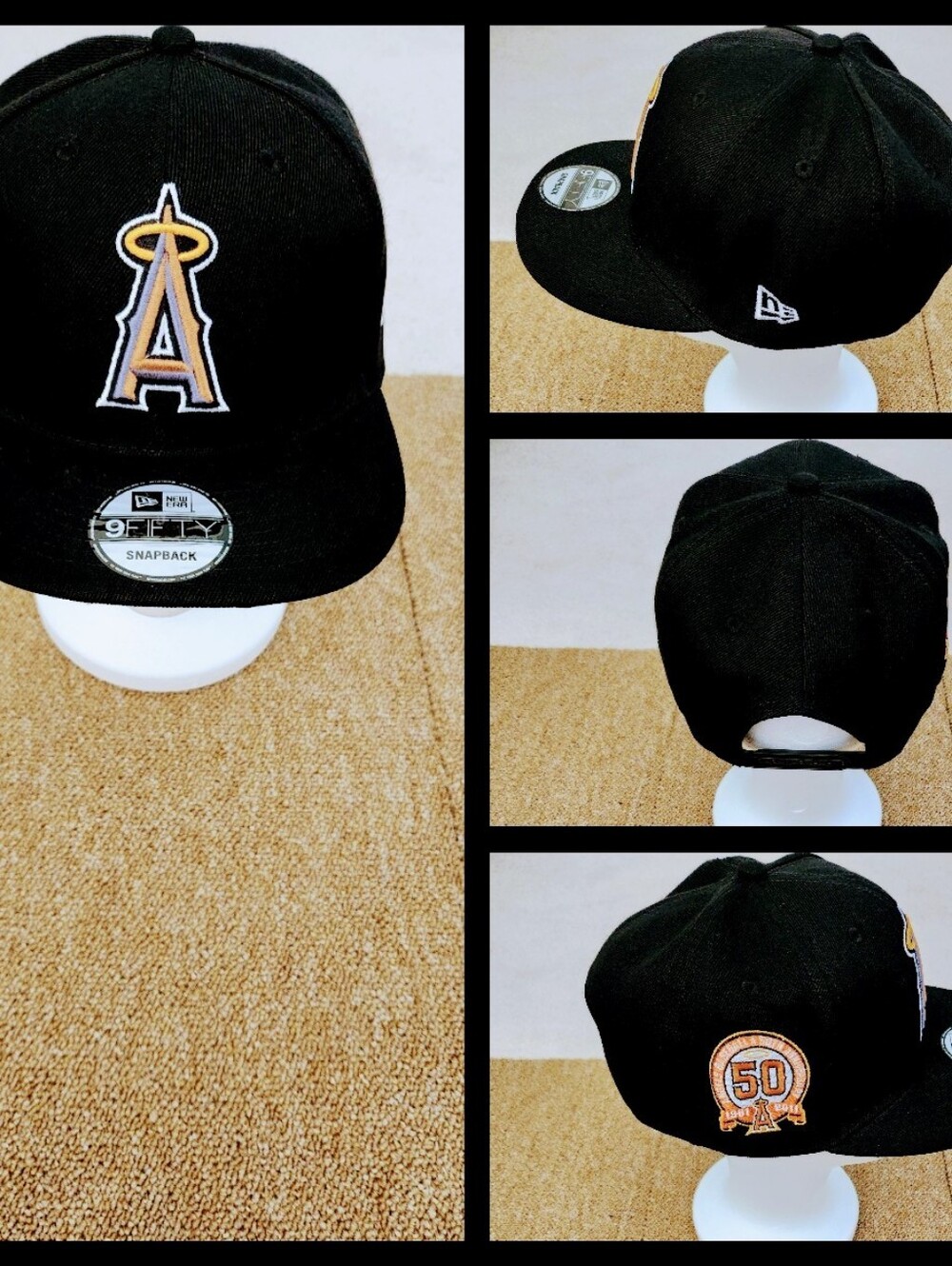 ANAHEIM ANGELS MLB BASEBALL SNAPBACK HAT.